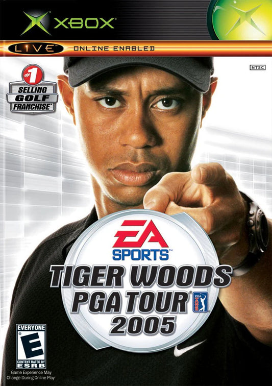 Tiger Woods PGA Tour 2005 cover art for Xbox (XBOX) video game