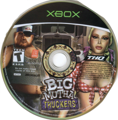 Big Mutha Truckers disc art for Xbox (XBOX) video game