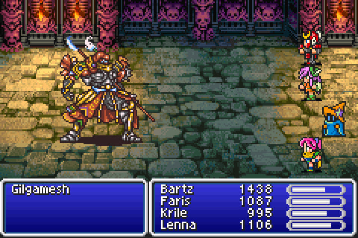 Final Fantasy V Advance cartridge for the Game Boy Advance featuring classic turn based RPG gameplay with job class system character customization and expanded content from the original Final Fantasy V adventure gameplay