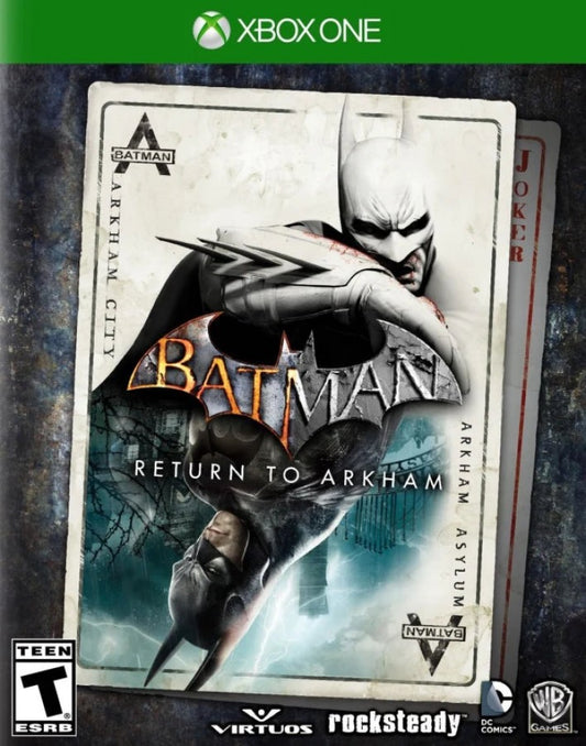 Batman: Return to Arkham cover art for Xbox One (XONE) video game