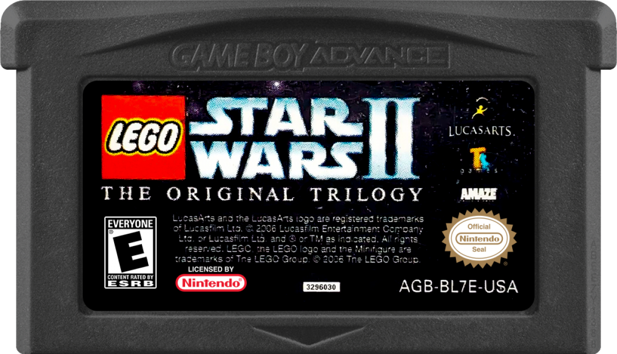 Game Boy Advance LEGO Star Wars II action adventure game game cartridge