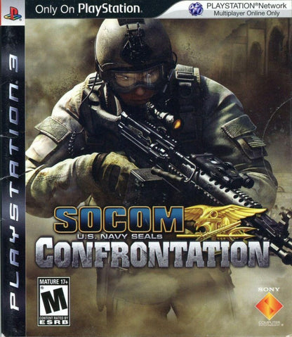 SOCOM Confrontation cover art for PlayStation 3 (PS3) video game