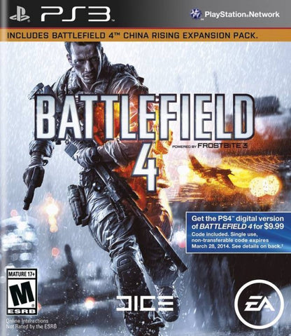 Battlefield 4 cover art for PlayStation 3 (PS3) video game