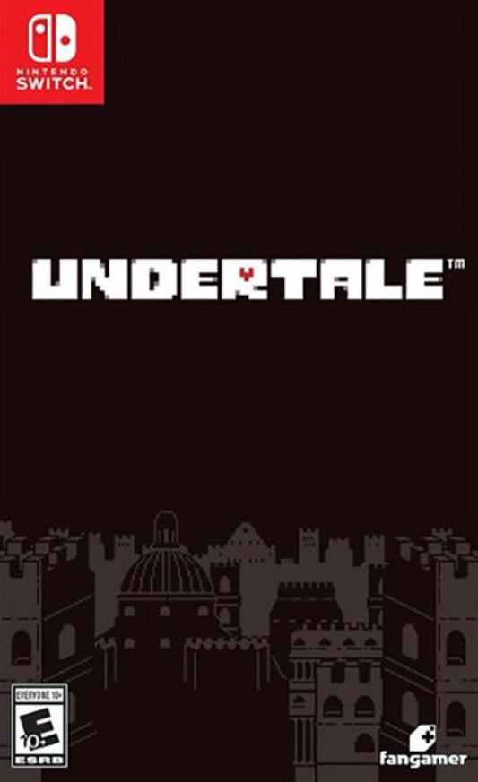 Undertale Nintendo Switch inspired design featuring beloved indie role playing adventure aesthetic charming pixel art world memorable characters choice driven storytelling unique turn based encounters emotional narrative and exploration gameplay presentation front cover 
