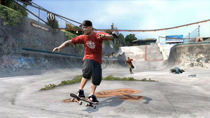 Tony Hawk's Project 8 – PlayStation 2 (PS2) video game gameplay, skateboarding sports action.