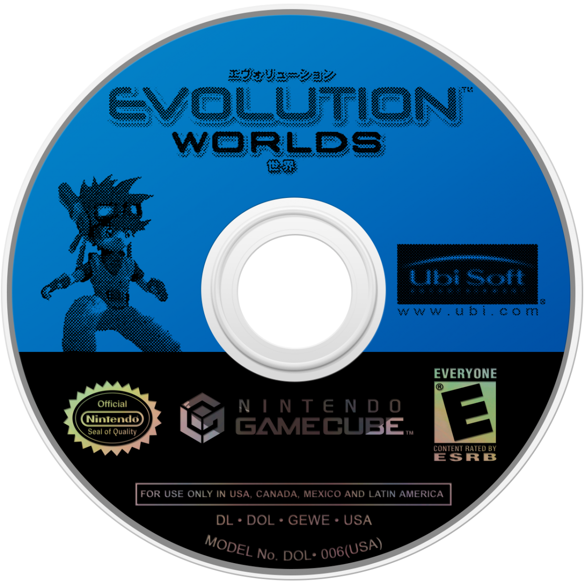Evolution Worlds GameCube Nintendo GameCube JRPG role playing game dungeon crawling turn based combat sci fi fantasy storyline Evolution series compilation exploration treasure hunting classic RPG gameplay Sting retro gaming GameCube software video game title disc