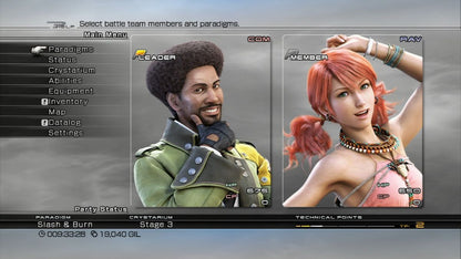 Final Fantasy XIII PS3 role-playing video game gameplay