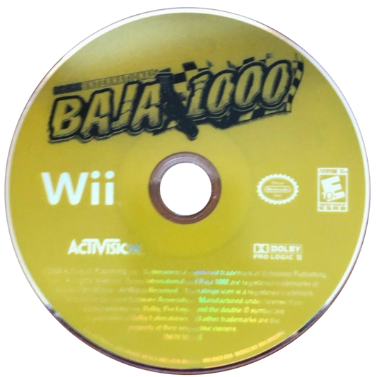 SCORE International Baja 1000 – Nintendo Wii (Wii) off-road desert racing motorsport video game disc