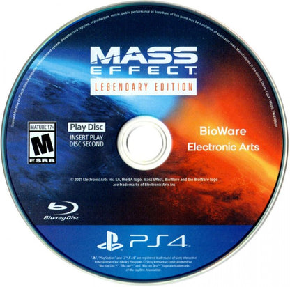 Mass Effect [Legendary Edition] – PlayStation 4 (PS4) video game play disc, action role-playing game