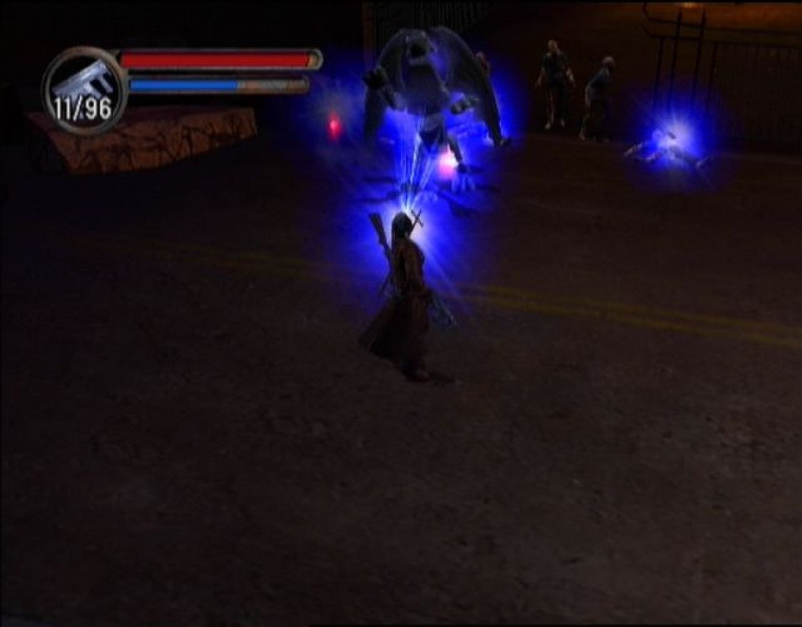 Hunter: The Reckoning retro Xbox video game Hunter The Reckoning co op action horror hack and slash survival combat monster fighting multiplayer dungeon style gameplay console title Xbox release gameplay