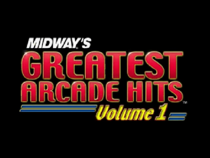 Midway's Greatest Arcade Hits Volume 1 64 title screen for Nintendo 64 N64 video game