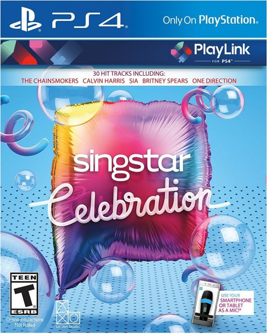 SingStar Celebration cover art for PlayStation 4 (PS4) video game