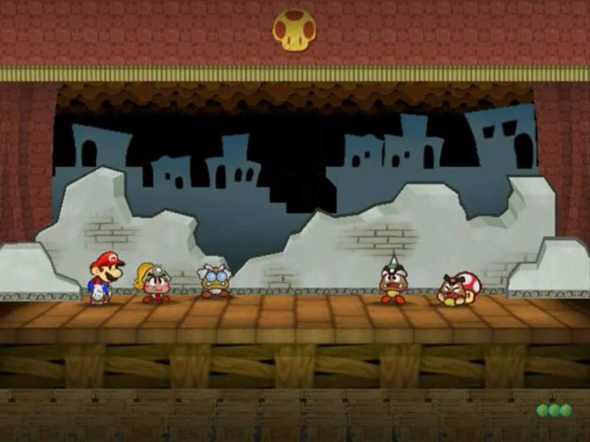 Paper Mario: The Thousand-Year Door – GameCube (GC) Gameplay Art for this GameCube Video Game