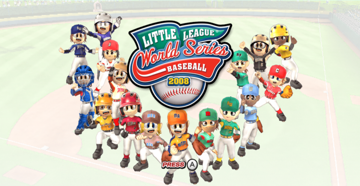 Little League World Series 2008 – Nintendo Wii (Wii) baseball sports video game title screen
