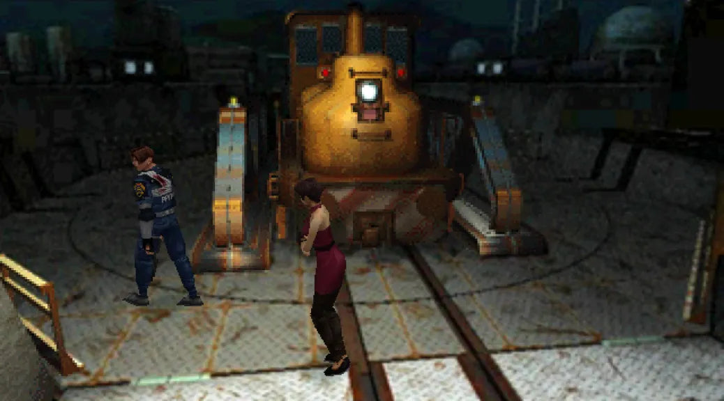 Resident Evil 2 gameplay for PlayStation 1 (PS1) survival horror video game