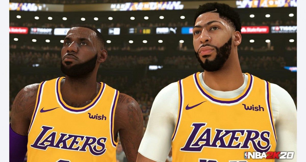 NBA 2K20 gameplay image for Nintendo Switch NS basketball video 
