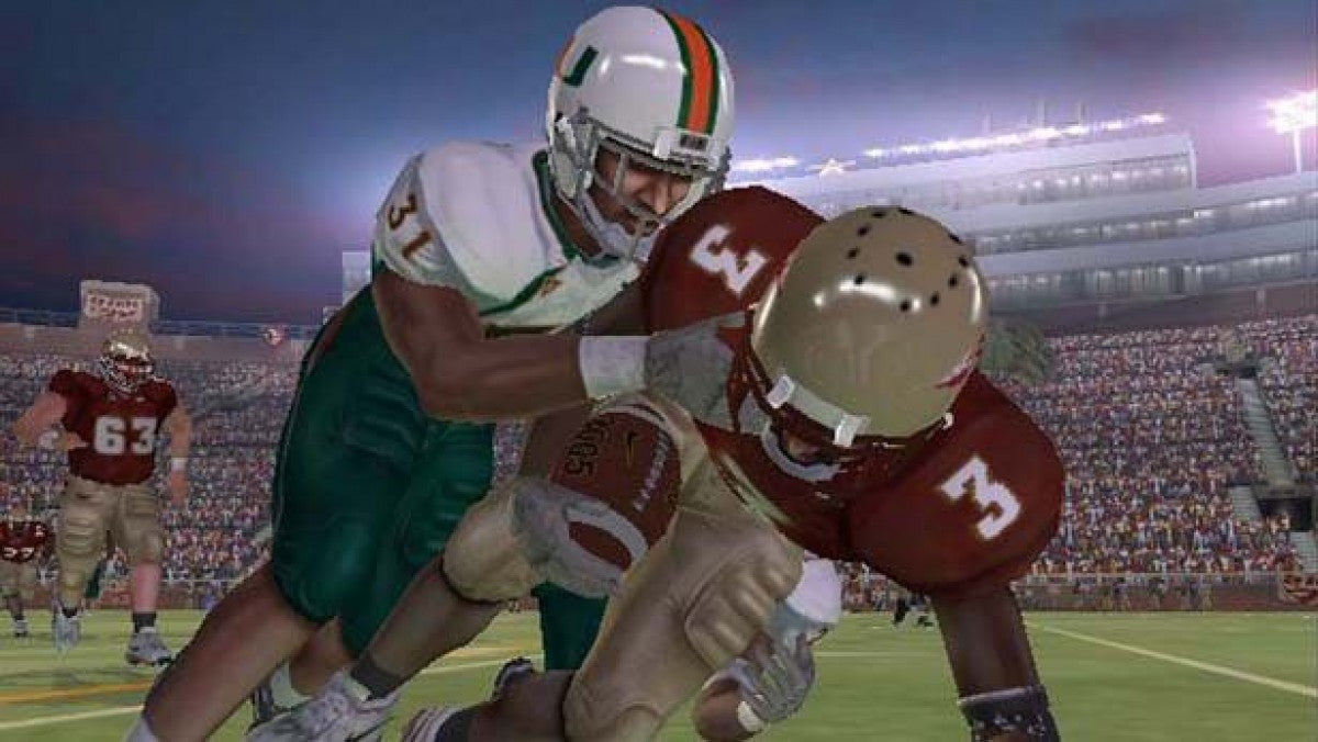 NCAA Football 06 – PlayStation 2 (PS2) college football sports video game gameplay