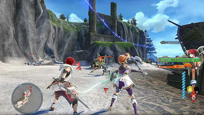 Ys X Nordics Deluxe Edition Nintendo Switch inspired design featuring epic action role playing adventure aesthetic seafaring exploration dynamic real time combat legendary heroes Nordic inspired fantasy world immersive quests deluxe edition presentation gameplay 