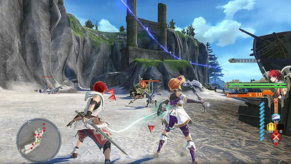 Ys X Nordics Deluxe Edition Nintendo Switch inspired design featuring epic action role playing adventure aesthetic seafaring exploration dynamic real time combat legendary heroes Nordic inspired fantasy world immersive quests deluxe edition presentation gameplay 