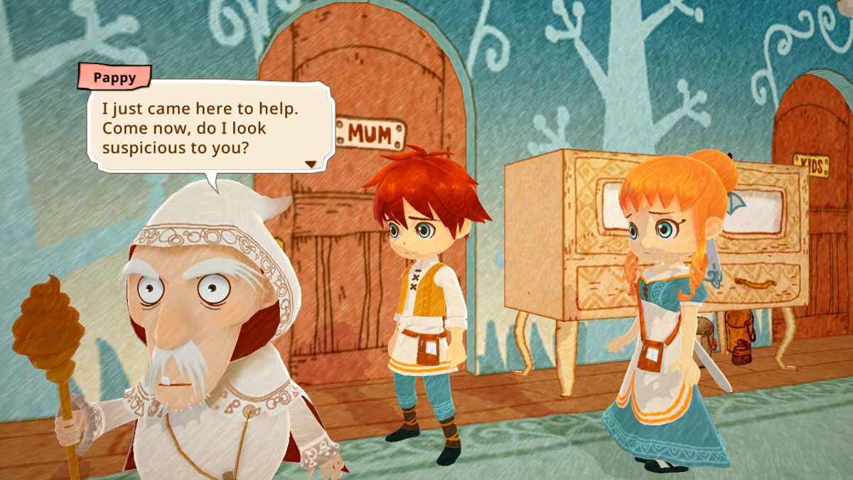 Little Dragons Cafe retro PlayStation 4 video game Little Dragons Cafe fantasy adventure cooking simulation dragon raising anime style exploration console title PlayStation 4 release gameplay