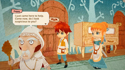 Little Dragons Cafe retro PlayStation 4 video game Little Dragons Cafe fantasy adventure cooking simulation dragon raising anime style exploration console title PlayStation 4 release gameplay