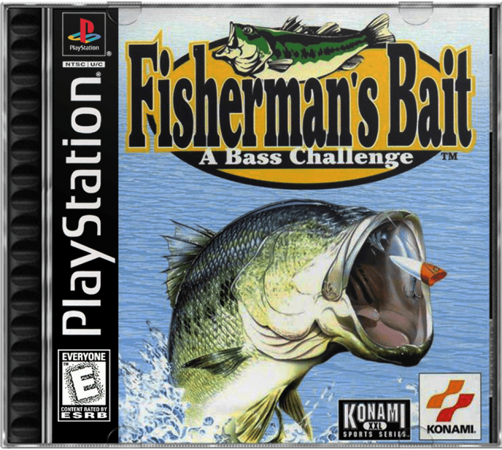 Fisherman's Bait cover art for PlayStation 1 (PS1) video game