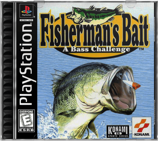Fisherman's Bait cover art for PlayStation 1 (PS1) video game