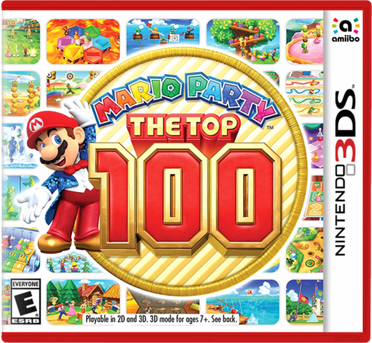 Mario Party: The Top 100 cover art for Nintendo 3DS (3DS) video game