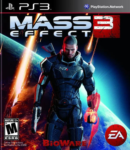 Mass Effect 3 cover art for PlayStation 3 (PS3) video game
