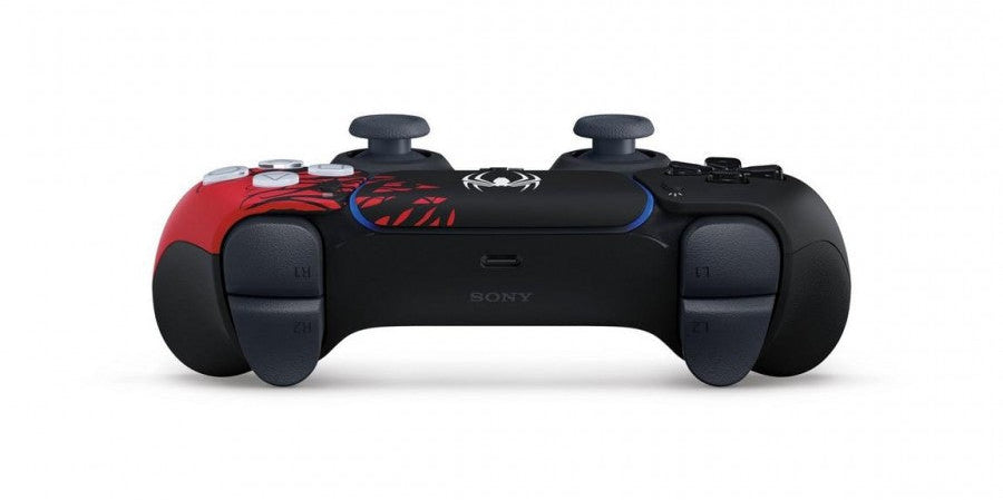 Marvel’s Spider Man 2 Limited Edition DualSense Wireless Controller PlayStation 5 PS5 for gaming enthusiasts featuring custom themed controller design immersive haptic feedback adaptive trigger technology wireless connectivity ergonomic controls premium collector hardware and collectible gaming appeal top