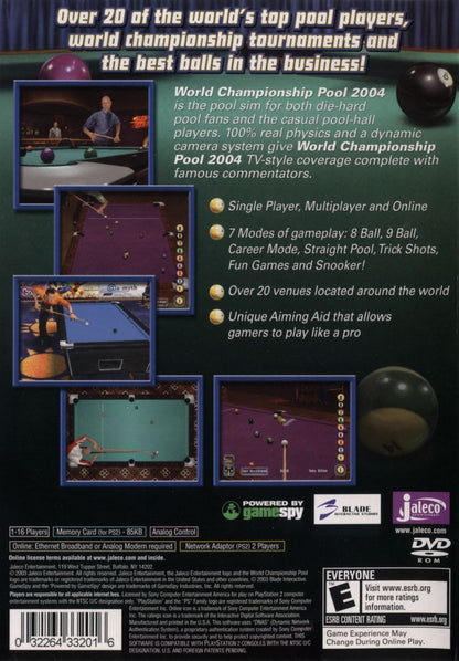 World Championship Poker Greatest Hits – PlayStation 2: Compete in professional poker tournaments with realistic card play and casino-style presentation back cover