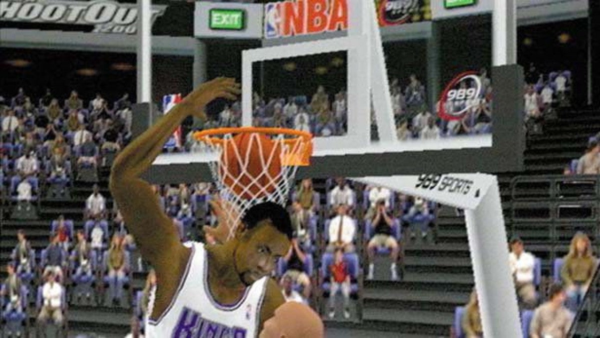 NBA ShootOut 2001 – PlayStation 2 (PS2) basketball sports video game gameplay