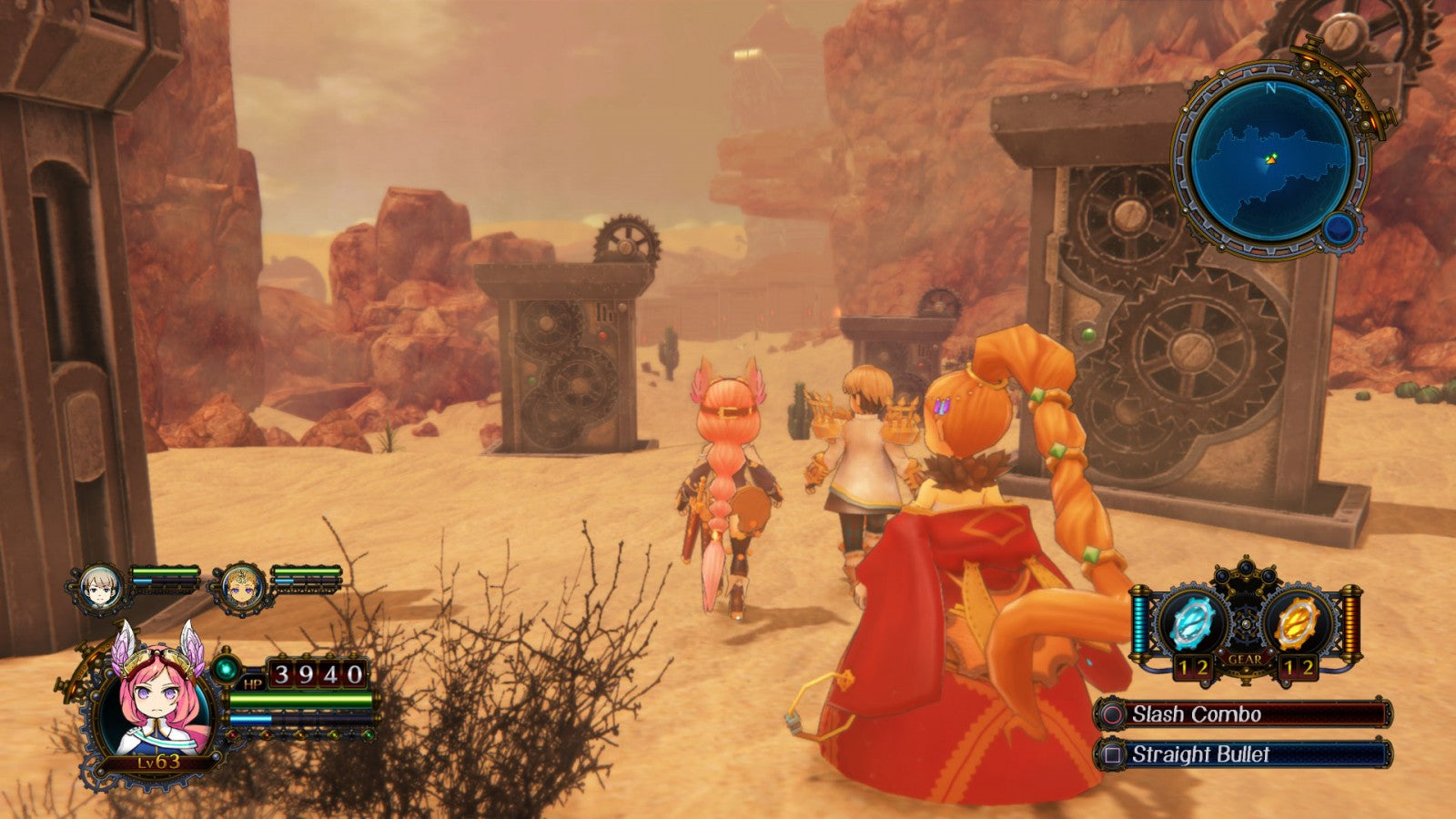Arc of Alchemist for PlayStation 4 action RPG featuring desert exploration real time combat character switching and anime style story driven gameplay