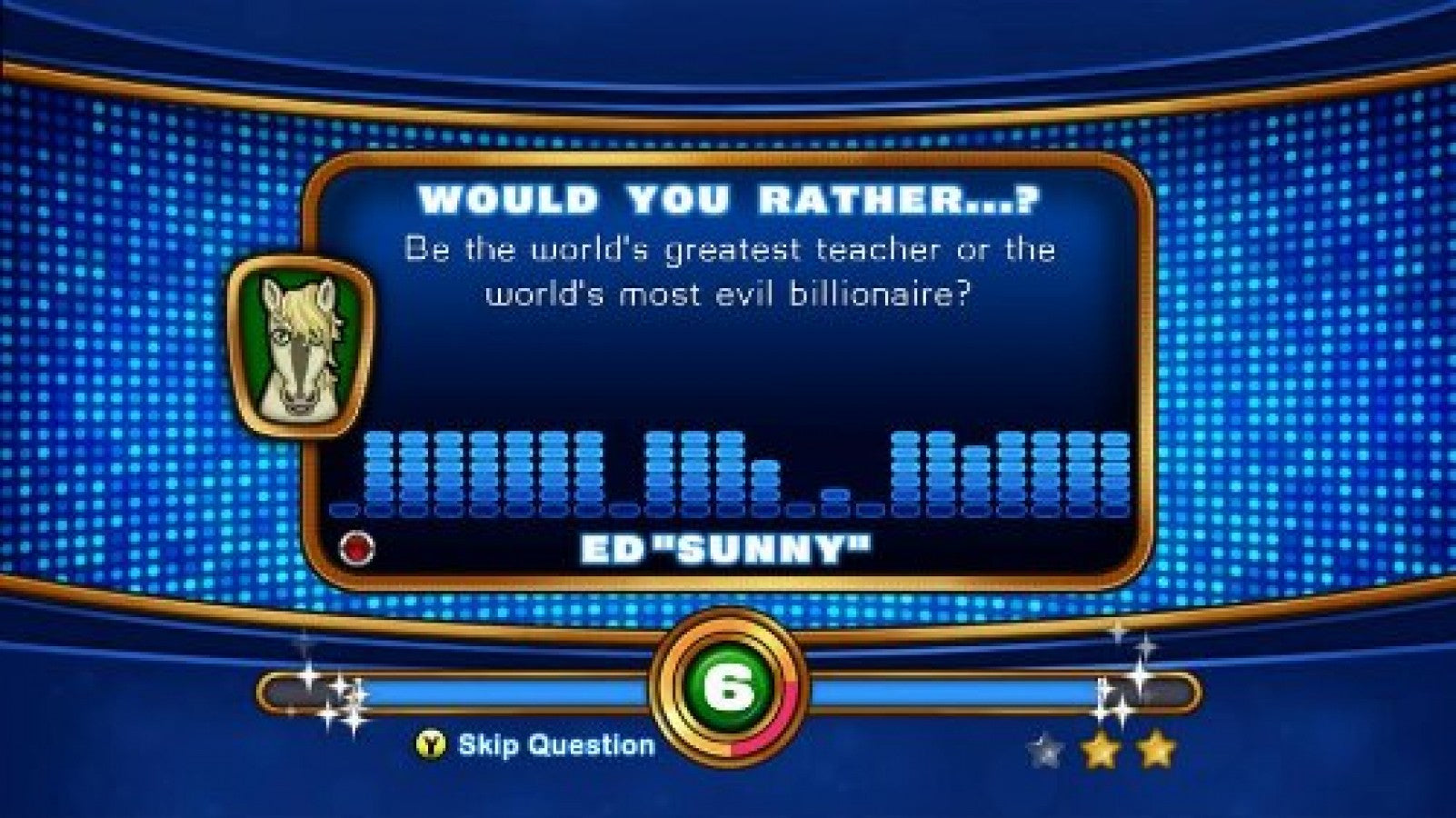 Truth or Lies gameplay for Nintendo Wii (Wii) featuring party quiz gameplay with a microphone, asking revealing questions and testing honesty in group challenges.