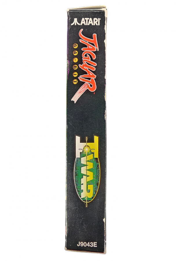I-War Atari Jaguar JAG video game featuring fast paced futuristic space combat gameplay arcade style action spacecraft battles enemy encounters tactical missions high speed combat dangerous environments explosive action and classic Atari Jaguar gameplay retro video game collection collectible gaming appeal right side