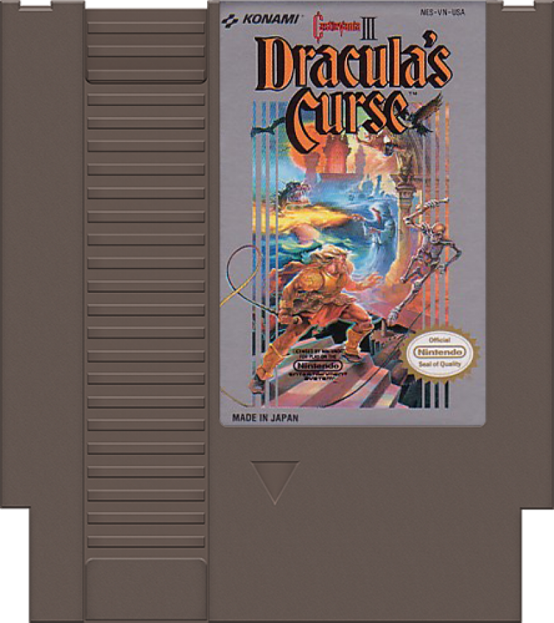 Castlevania III: Dracula's Curse cartridge for Nintendo Entertainment System (NES) retro video game
