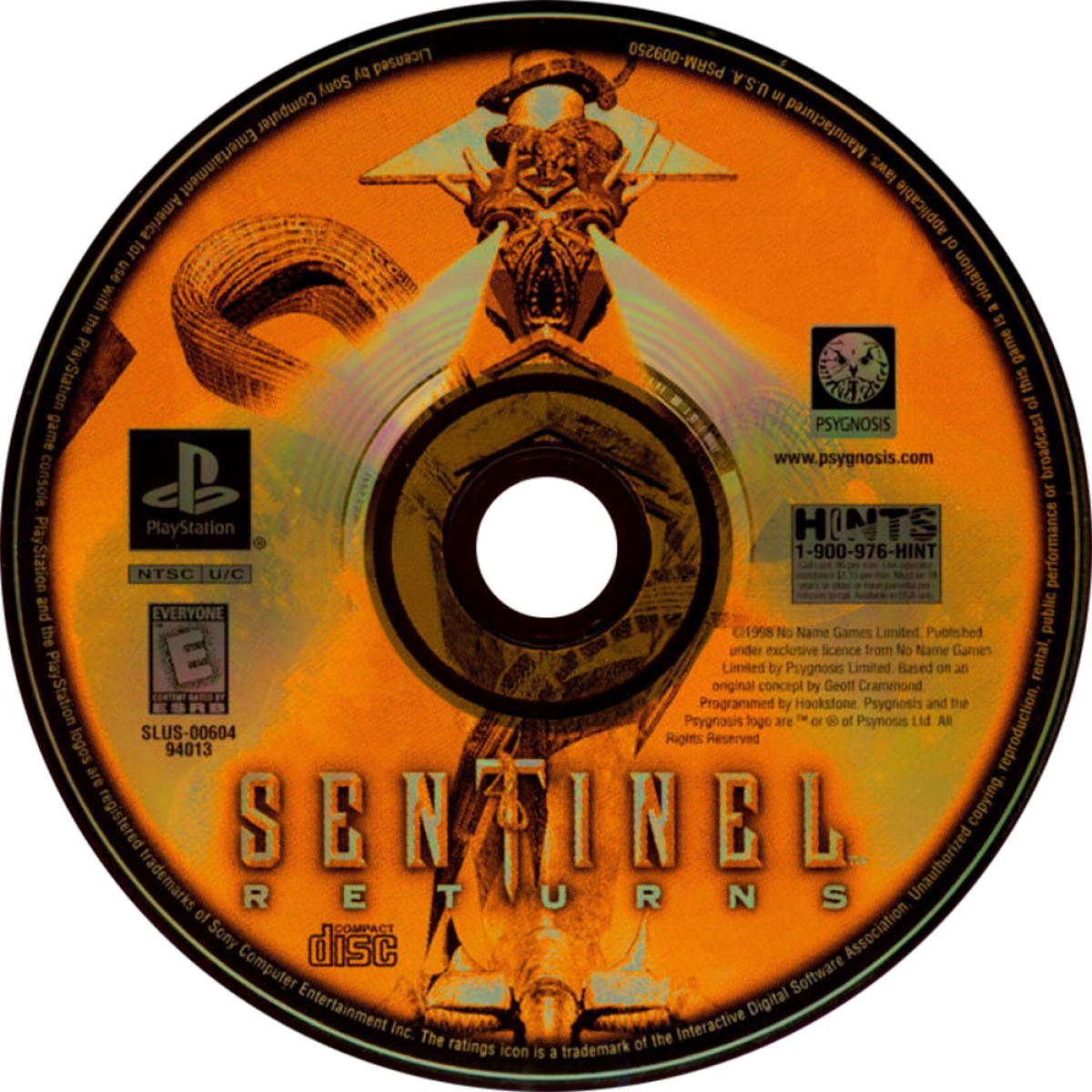 The Sentinel Returns PlayStation PS1 for strategy adventure video game fans featuring futuristic exploration puzzle solving strategic resource management mysterious sci fi environments atmospheric gameplay challenging missions and classic retro PlayStation gaming collectible appeal disc