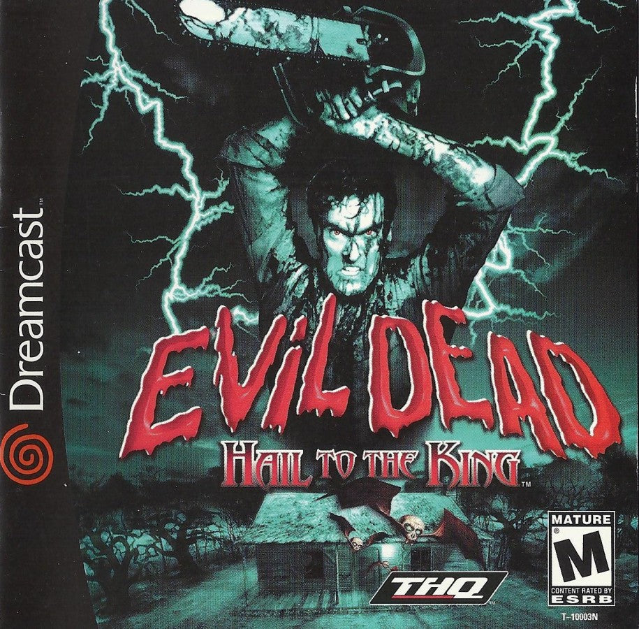 Evil Dead Hail to the King Sega Dreamcast retro video game survival horror cover art