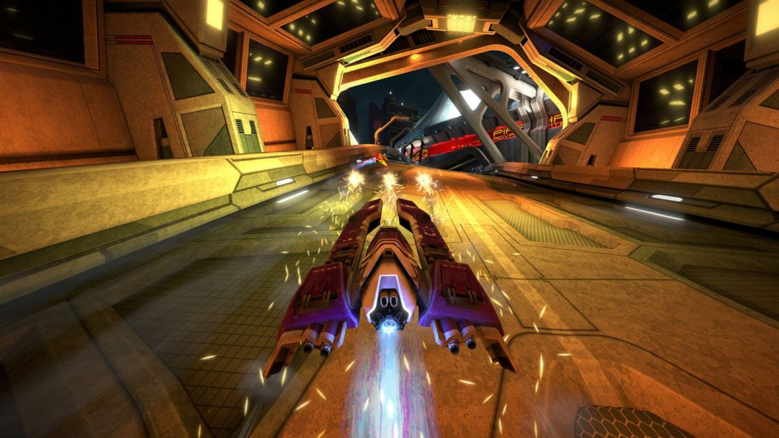 Wipeout Omega Collection – PlayStation 4 (PS4) video game gameplay, futuristic racing simulation.