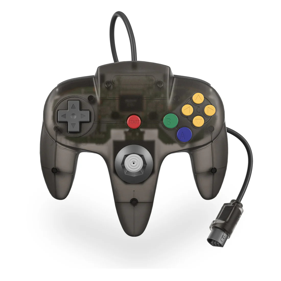 XYAB brand Shadow Nintendo 64 controller wired gaming accessory