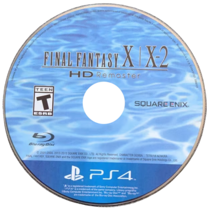 Final Fantasy X & X-2: HD Remaster – PlayStation 4 (PS4) video game disc, JRPG by Square Enix