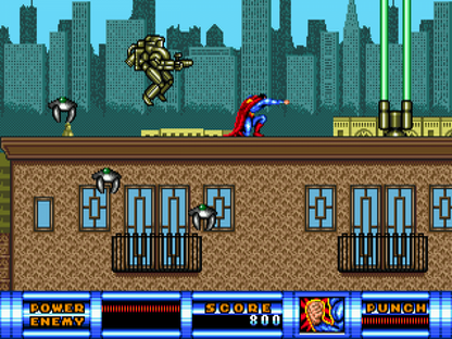 Superman gameplay for Sega Genesis (GEN) video game