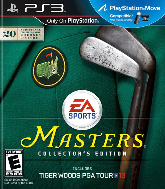 Tiger Woods PGA Tour 13 [The Masters Collector's Edition] cover art for PlayStation 3 (PS3) video game