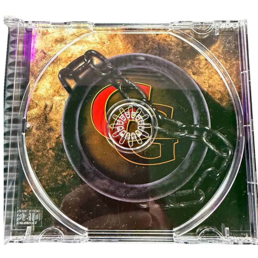 Guilty Gear PlayStation PS1 for fighting video game fans featuring fast paced 2D combat anime inspired characters powerful special moves combo attacks unique fighting styles challenging battles and classic Arc System Works gameplay collectible retro PlayStation gaming appeal inside of case