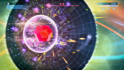 Geometry Wars 3: Dimensions Evolved – PlayStation 4 (PS4) video game gameplay, neon twin-stick shooter by Sierra and Lucid Games