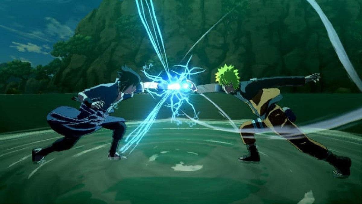 Naruto Shippuden: Ultimate Ninja Storm Full Burst PlayStation 3 PS3 video game, action fighting, anime-based combat, story-driven ninja battles, console title gameplay