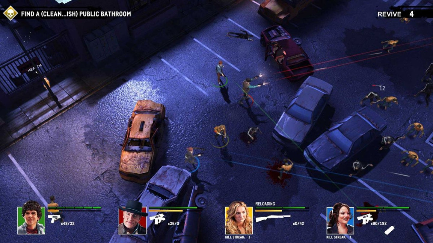 Zombieland: Double Tap Roadtrip – PlayStation 4 (PS4) video game gameplay, third-person action shooter.