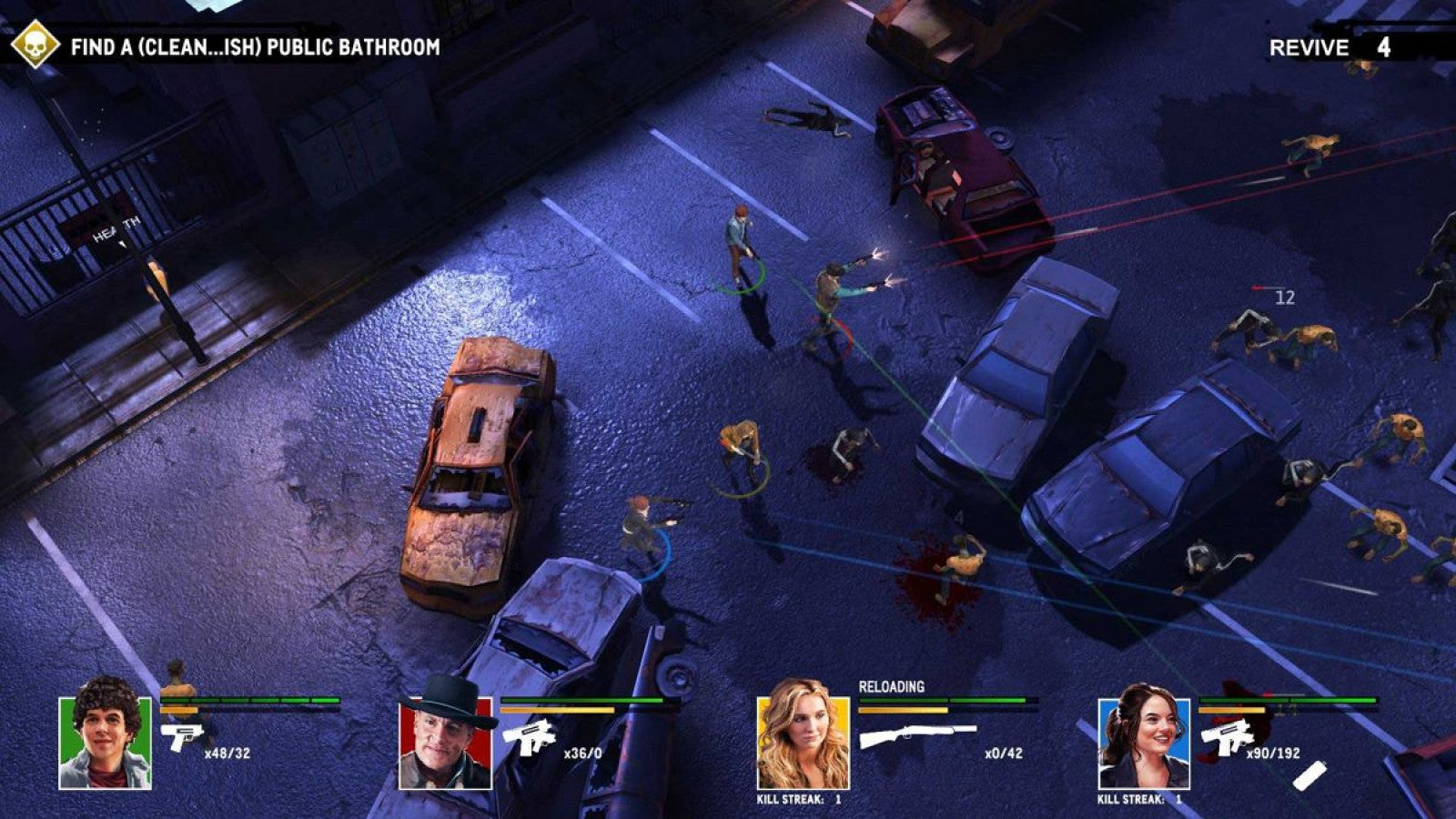 Zombieland: Double Tap Roadtrip – PlayStation 4 (PS4) video game gameplay, third-person action shooter.
