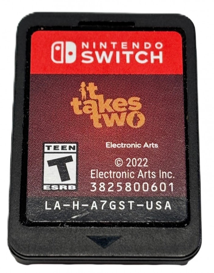 It Takes Two Nintendo Switch NS video game featuring cooperative action adventure gameplay two player teamwork platforming challenges puzzle solving colorful environments character abilities and story driven gameplay Nintendo Switch gaming retro video game collection cartridge art