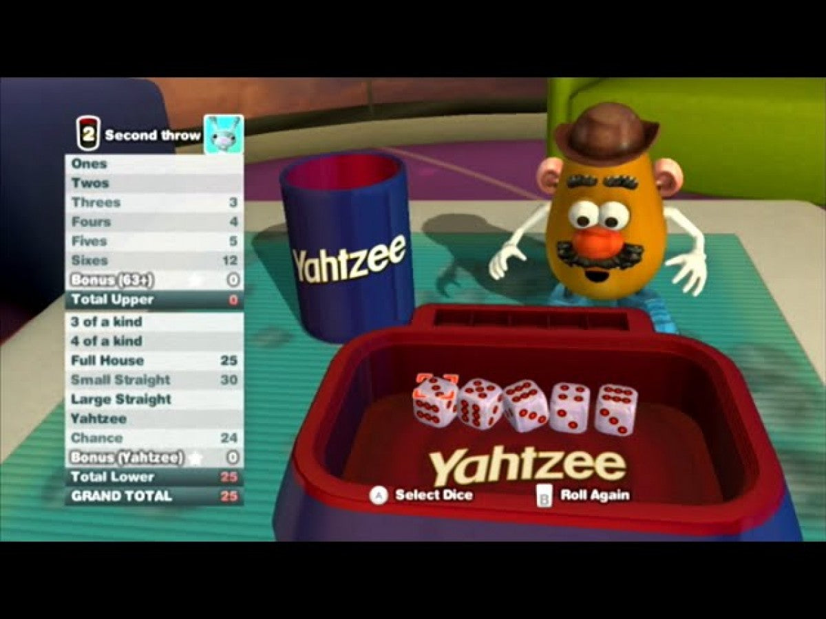 Hasbro Family Game Night gameplay for Nintendo Wii video game. 